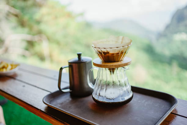 istock Make a drip coffee in the morning 1447102342