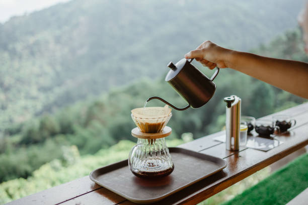 istock Make a drip coffee in the morning 1447102417