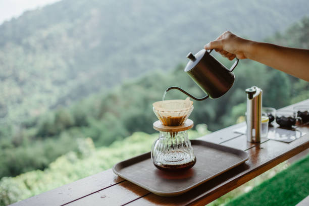istock Make a drip coffee in the morning 1447102419