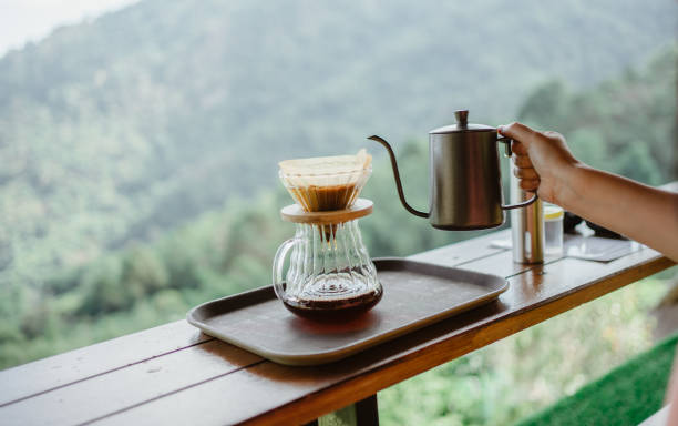 istock Make a drip coffee in the morning 1447102430