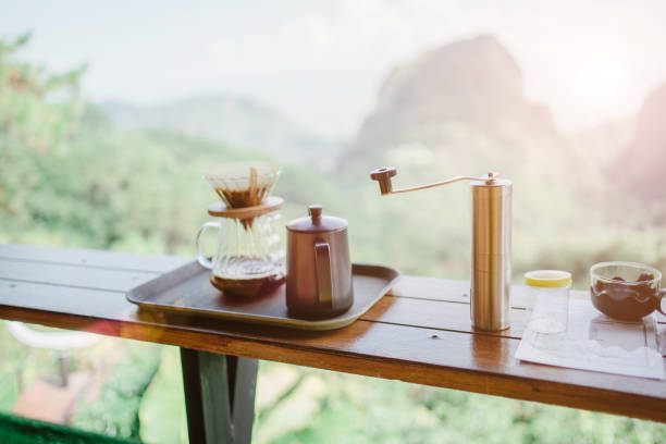 istock Make a drip coffee in the morning 1447103293