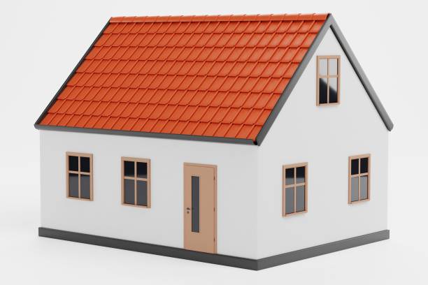 istock Realistic 3D Render of Stylised House 1447104166