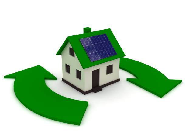 istock Solar panels renewable energy sustainable resources smart house 1447116223