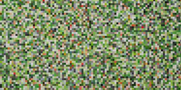 istock Colorful green abstract  rectangle shape, block pattern, mosaic. 3D Render illustration. 1447119609