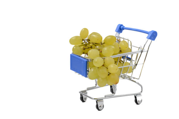 istock Kishmish grape in shopping cart 1447119804