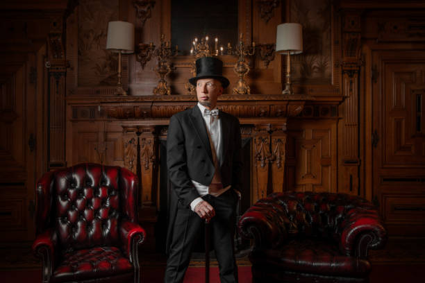 istock A handsome elegant 1920s style gentleman in a luxury stately home 1447121305