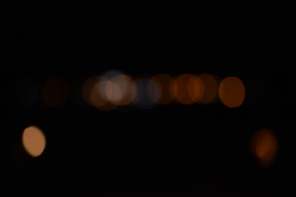 Abstract background. blur bokeh. Blurry multicolor light from the lamp in the distance