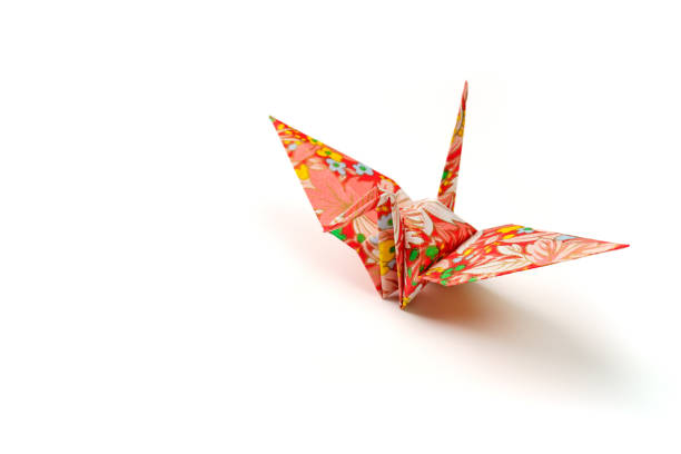 istock Japanese 'Orizuru', a folded paper crane 1447130269