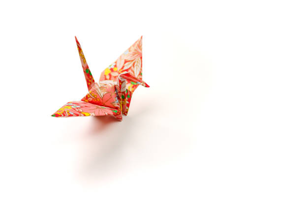 istock Japanese 'Orizuru', a folded paper crane 1447130280