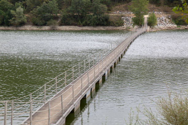 istock Bridge over Gamboa Reservoir, Vitoria, Alava, Spain 1447131647
