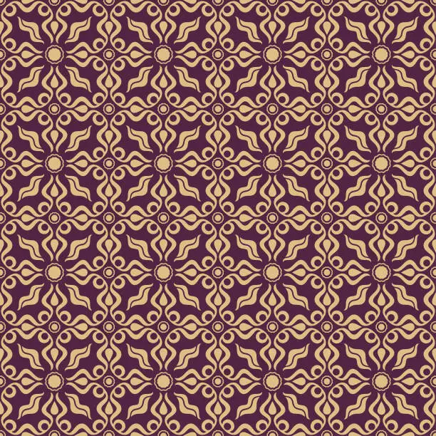 Vector illustration of Ottoman Kaftan Pattern