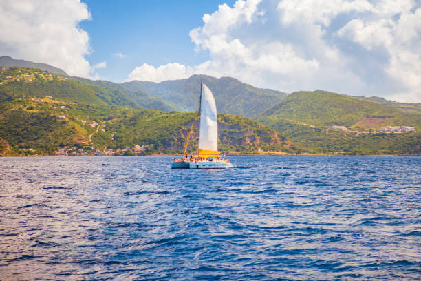 istock Tropical mountain on the Caribbean 1447138388