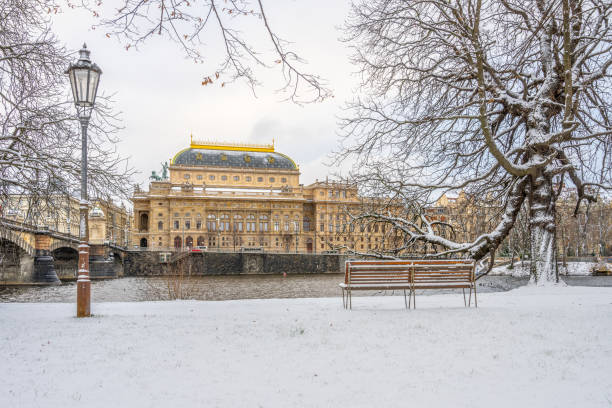 istock National Theatre in Prague in winter 1447141819