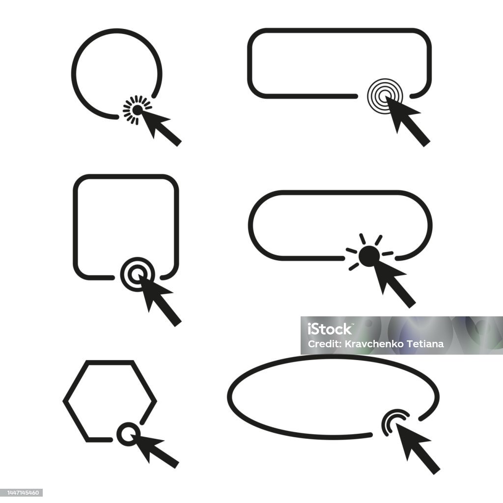 Frame Cursor Arrow Pointer Mouse Cursor Banner Design Computer Mouse ...
