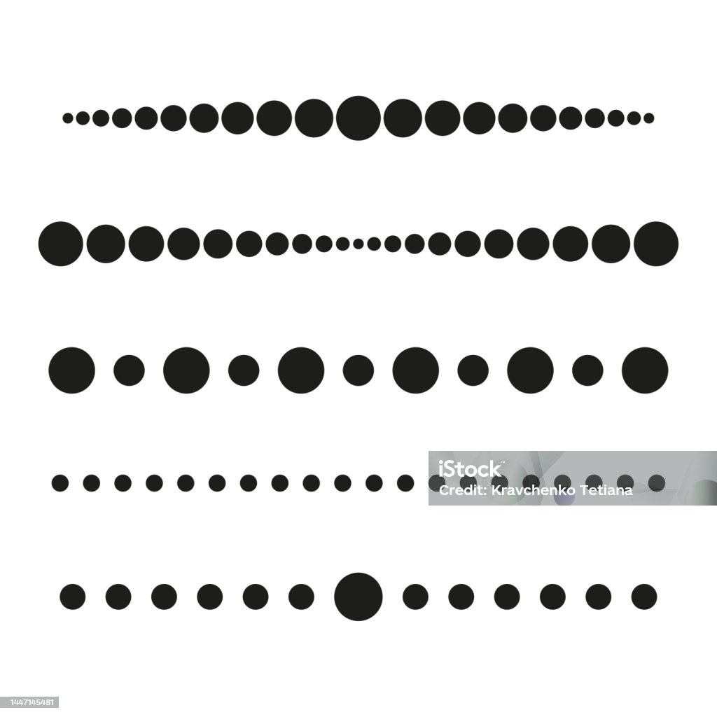 Dotted Line Computer Dotted Lines Geometric Pattern Vector Illustration Stock Image Stock ...