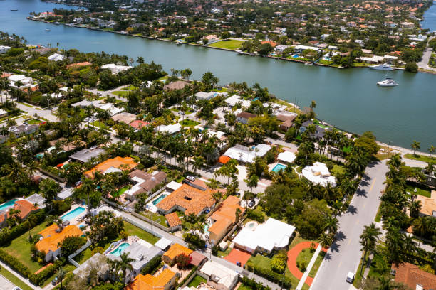 istock Aerial Drone View of Hollywood Beach 1447145649