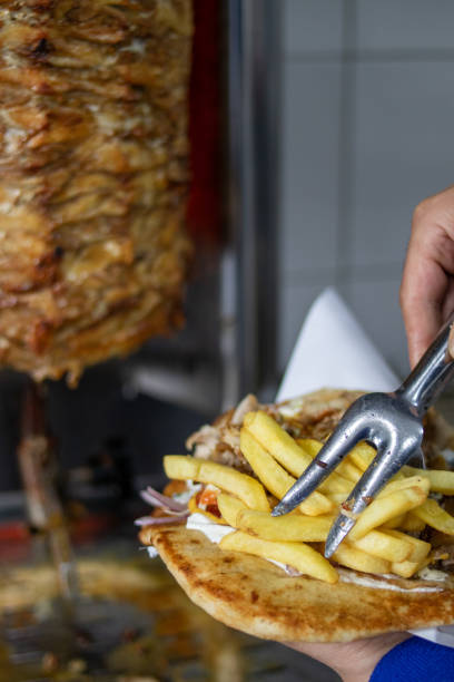 istock Greek Gyros in The Making 1447162666