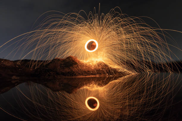 istock Steel wool lightpainting 1447162787