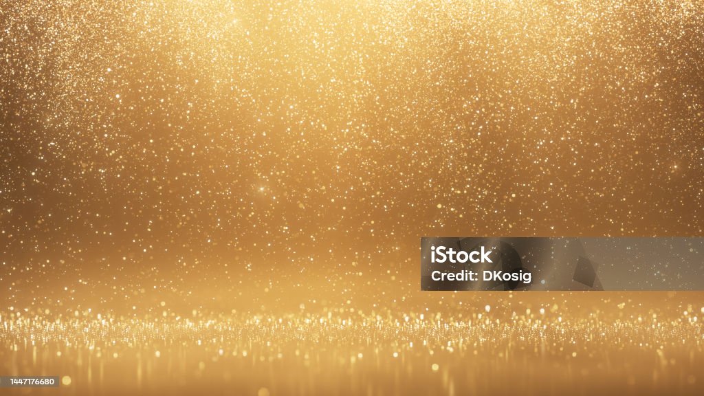 Bright Gold Rain - Abstract Background - Christmas, Award, Celebration, Success, Glitter Add elegance and glamour to your project with this beautiful background image. Perfectly usable for a wide range of topics, especially anything related to success, luxury, celebration events and Christmas. Backgrounds Stock Photo