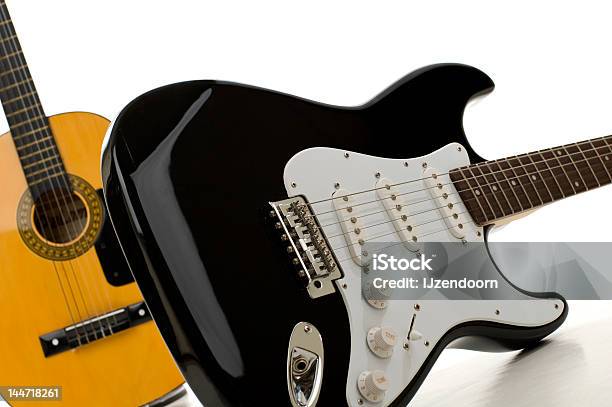 Electric Guitar Stock Photo - Download Image Now - Acoustic Guitar, Black Color, Blues Music