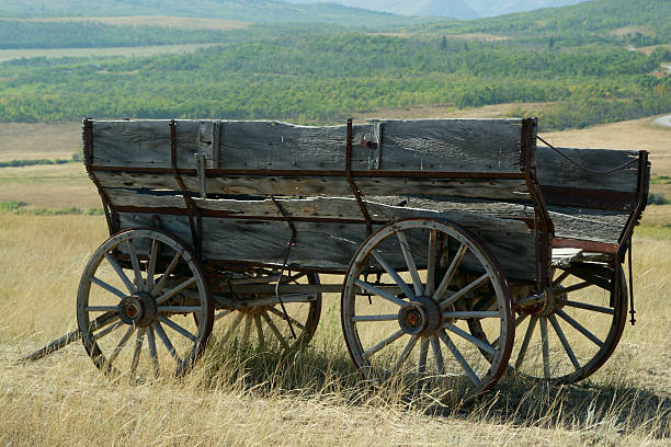 istock WOODEN CART 144718272