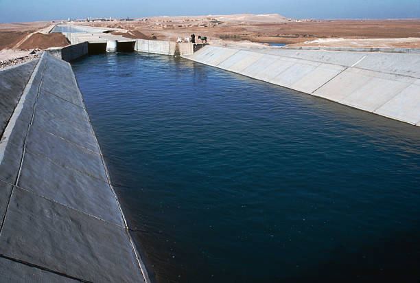 istock Irrigation canal northern Syria 144718306