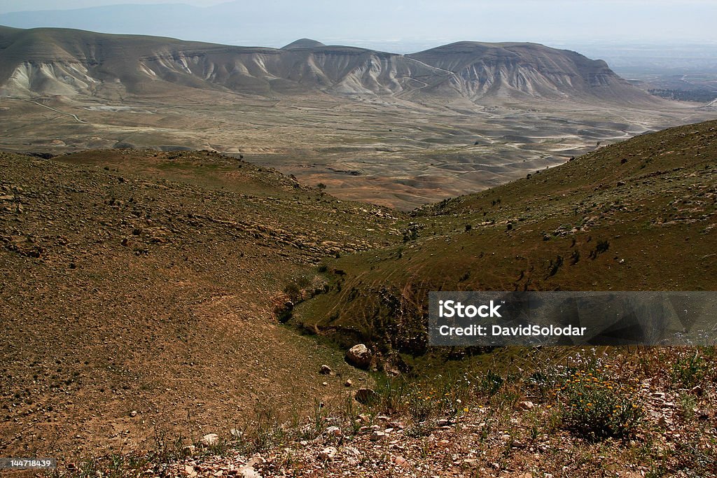 Jordanische valley - Lizenzfrei Anhöhe Stock-Foto