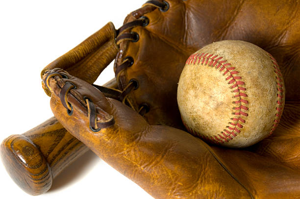 istock Vintage Baseball Equipment 144718635