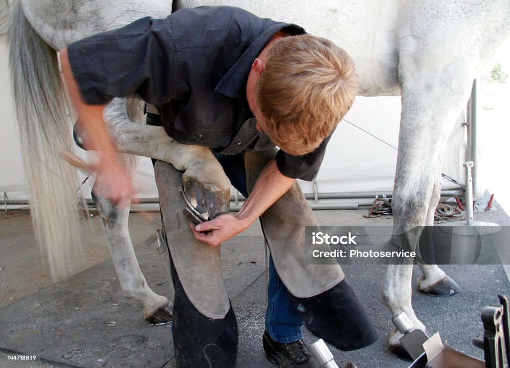 Schwarz smith - Lizenzfrei Hufschmied Stock-Foto