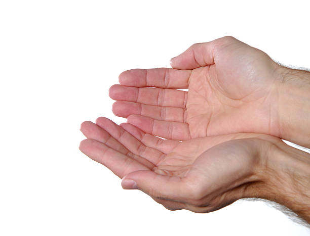 istock Holding or showing hand sign 144718901