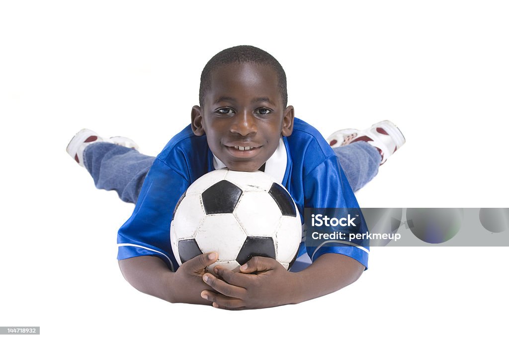 De fútbol niño - Foto de stock de Acostado libre de derechos