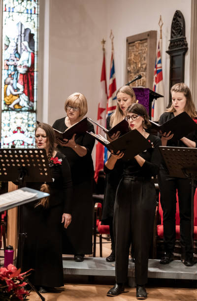 istock Church Choir during performance at Concert 1447189326