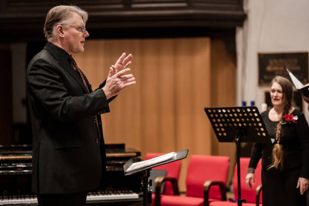 istock Church Choir Conductor during Concert performance 1447189364