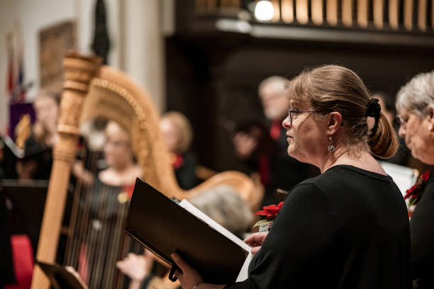 istock Church Choir during performance at Concert 1447190149