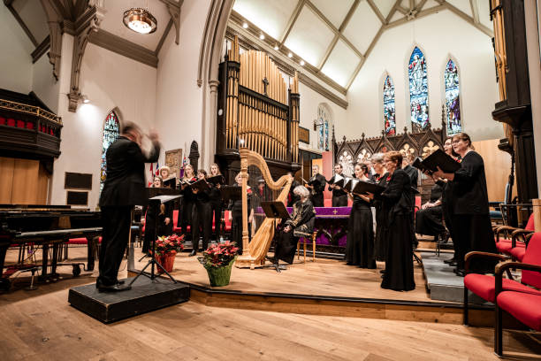 istock Church Choir during performance at Concert 1447190290