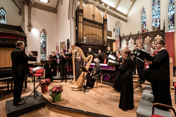 istock Church Choir during performance at Concert 1447190304