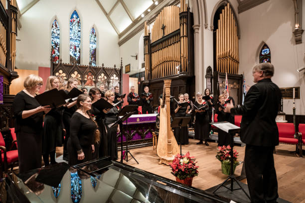istock Church Choir during performance at Concert 1447190315