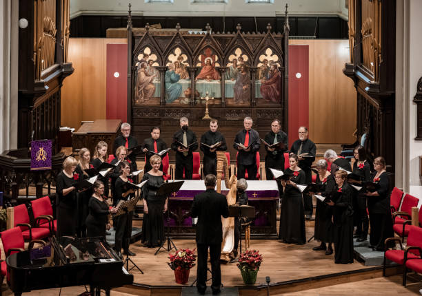 istock Church Choir during performance at Concert 1447191776