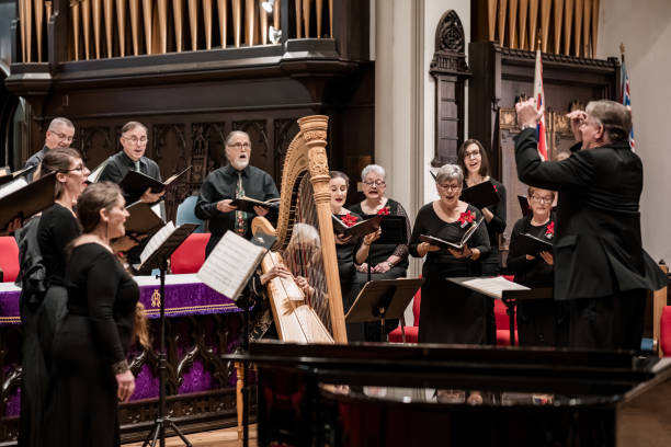 istock Church Choir during performance at Concert 1447191787