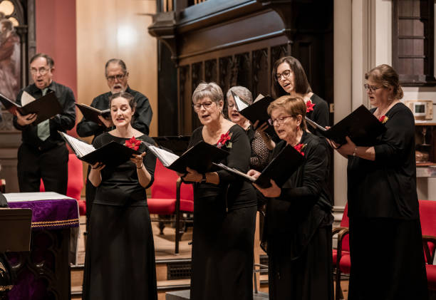 istock Church Choir during performance at Concert 1447191788