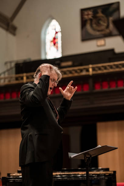 istock Church Choir Conductor during Concert performance 1447191818