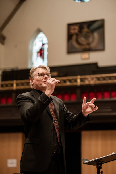 istock Church Choir Conductor during Concert performance 1447191872