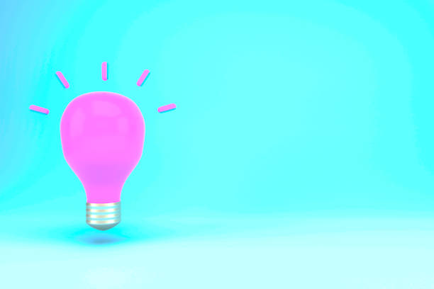 istock 3d cartoon style minimal light bulb icon. Idea, solution, business, strategy concept. Solution and business idea. Thinking, invention symbol. 1447191929