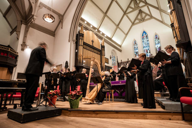 istock Church Choir during performance at Concert 1447191932