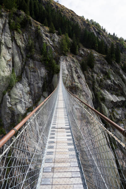 istock Suspension bridge Aspi - Titter (Switzerland) 1447192405