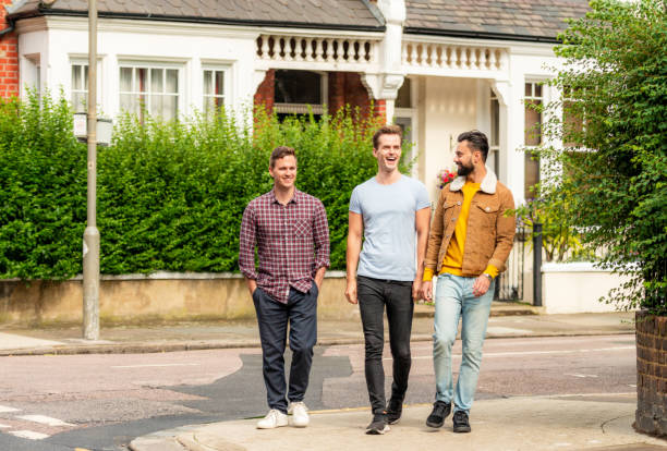 istock Friends walking at the weekend 1447193453