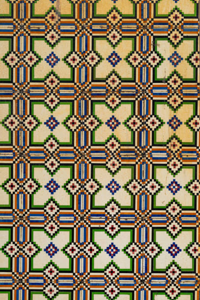 istock Traditional portuguese tile Azulejo wall 1447193632