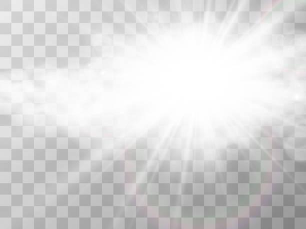 Illustration of the sun shining through the clouds. Sunlight. Cloudy vector. Illustration of the sun shining through the clouds. Sunlight. Cloudy vector. sun coming out after storm stock illustrations