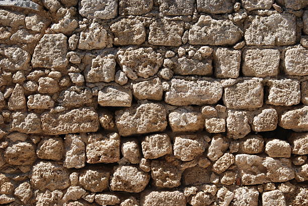 Stone wall stock photo