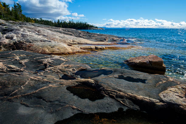 istock Lake Superior shoreline. 1447204276